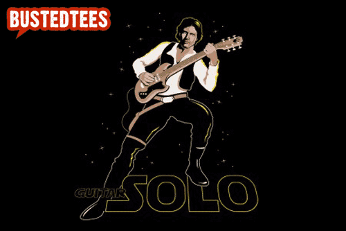 Guitar Solo Star Wars Parody Tee Shirt