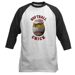 Softball Chick Tee Shirt