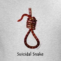 Suicidal Snake Tee Shirt