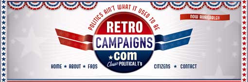 Retro Political T-Shirts from RetroCampaigns.com