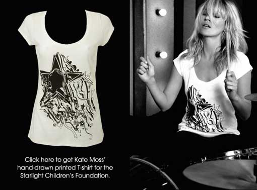 Starlight Charity T-Shirt by Kate Moss