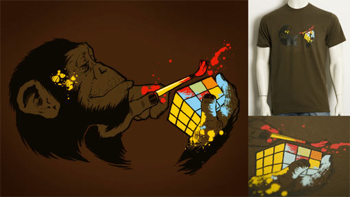 Chimp T-Shirt by Draco at Las Fraise
