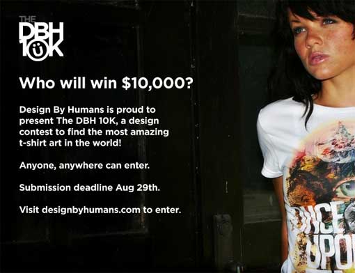 Design by Humans $10,000 T-Shirt Design Contest