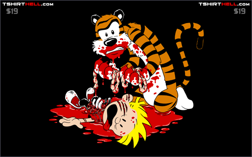 Calvin and Hobbes T-Shirt from T-Shirt Hell