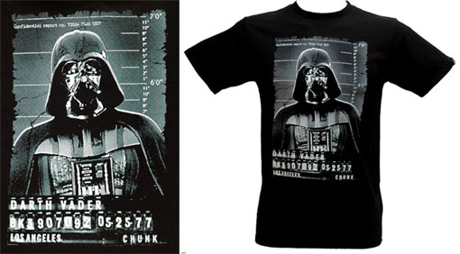Darth Vader Mug Shot T-Shirt at Truffle Shuffle