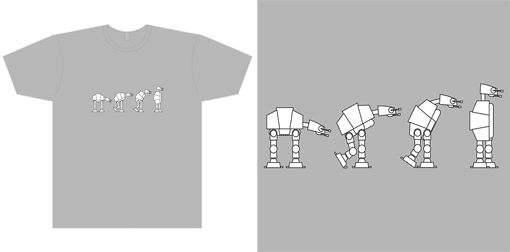 Evolution of the AT-AT at Red Bubble