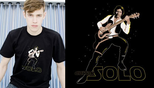 Hans Guitar Solo T-Shirt at Busted Tees