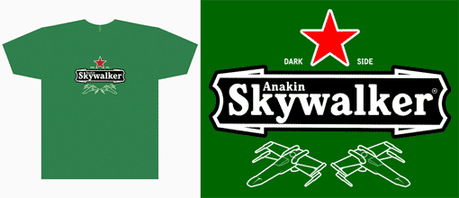 Skywalker Beer T-Shirt at Red Bubble