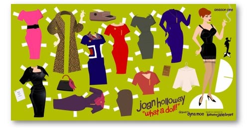 Joan Holloway Paper Doll at Zazzle