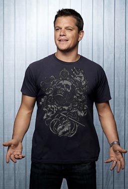 Matt Damon in Jimiyo T-Shirt at Back in Black