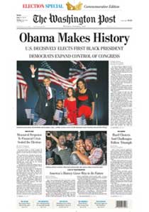 Washington Post Commemorative Edition Newspaper