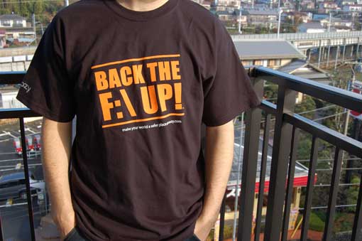 Back the F:/ Up T-Shirt