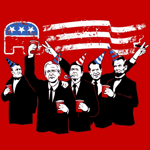 The Republican Party T-Shirt by Tom Burns at Loiter