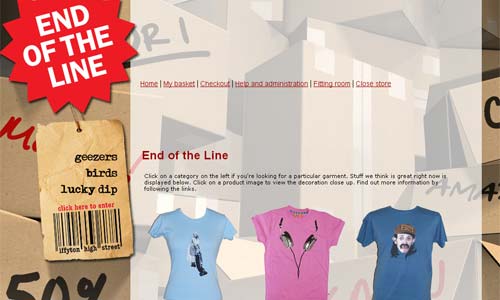 Bargain Bin T-Shirts from End of the Line