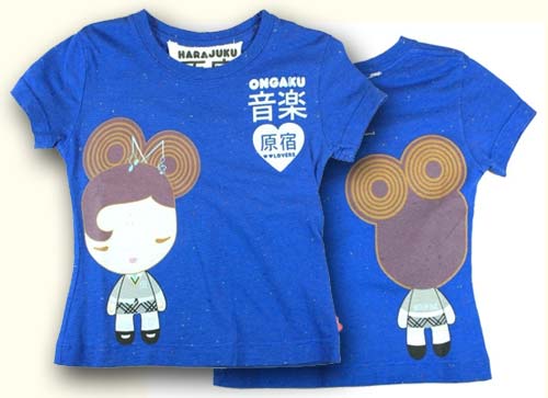Harajuku Lovers Blue Ongaku T-Shirt