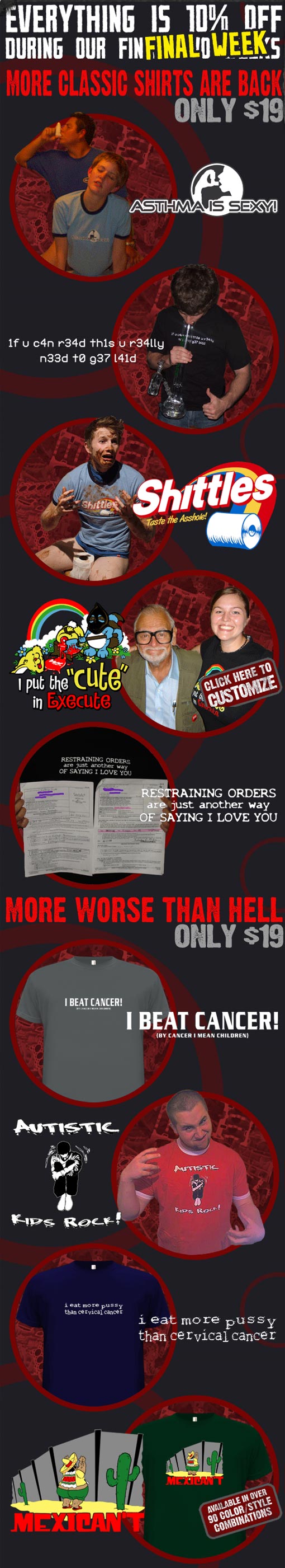 T-Shirt Hell T-Shirts 9 More T-Shirt re-released by T-Shirt Hell
