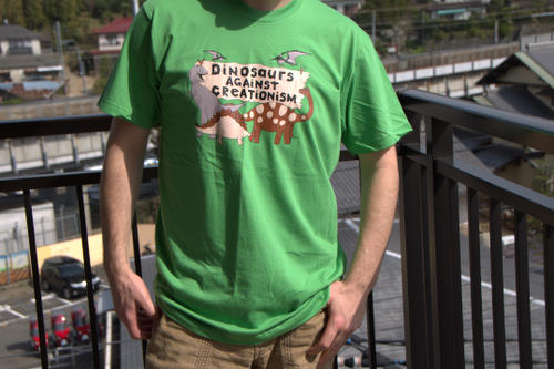 Dinosaurs Against Creationism T-Shirt