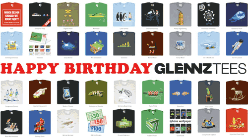 Happy First Birthday Glennz Tees