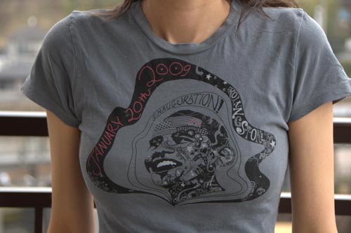 Limited Edition Rolling Stone Obama Inauguration T-Shirt at Cafepress