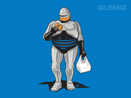 Robocop's New Battle t-shirt concept by Glennz