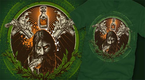 The Death of Rasputin T-Shirt by Castle