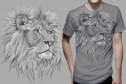 King of the Jungle T-Shirt by Olechka at Teextile