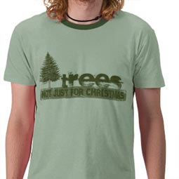 Trees: Not just for Christmas T-Shirt from Rude Retro