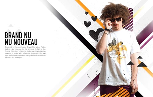 Nu Nouveau T-Shirt by Brand Nu, a.k.a. Radim Malinic at Format Magazine