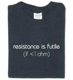 Resistance is Futile Star Trek inspired t-shirt
