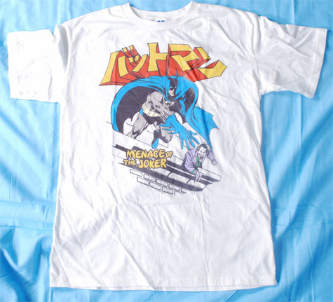 Retro Japanese T-Shirt featuring Batman and the Joker