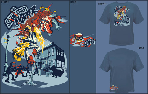 Sesame Street Fighter T-Shirt at Jinx