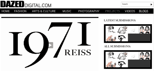 1971 REISS T-Shirt Contest 1971 REISS T-Shirt Contest at Dazed Digital