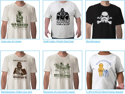 Star Wars T-Shirts at Zazzle