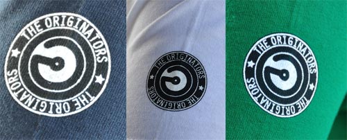 The Originators' sleeve logos