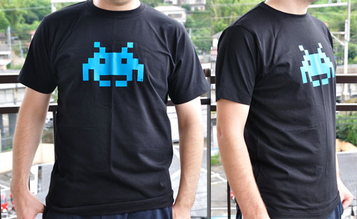 Retro Space Invader T-Shirt at Bytelove