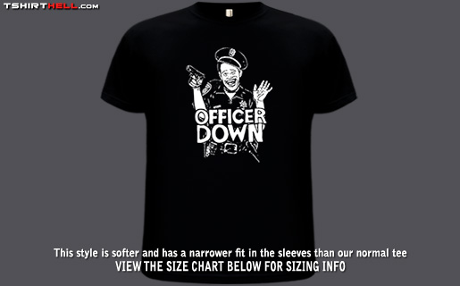 Officer Down T-Shirt at T-Shirt Hell