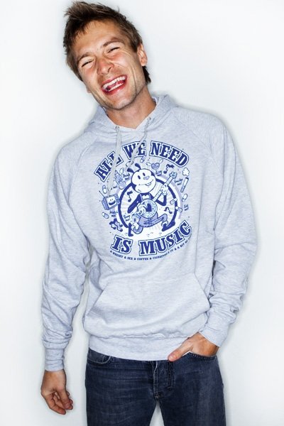 We need music! Hoodie by FrigoBanjo at LaFraise