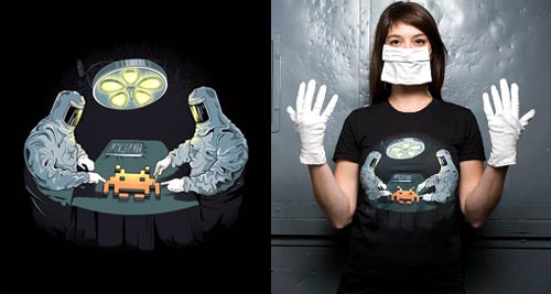  Alien Autopsy T-SHirt  by Chris Rowson at Threadless