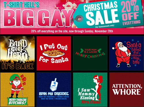 20% off at T-Shirt Hell's Big Gay Sale