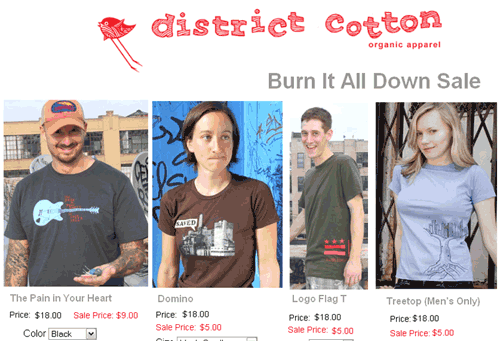 $5 Tees from District Cotton