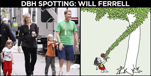 Will Ferrell in Design by Humans Tee