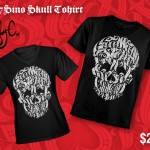 7 sins skull t-shirt by Joby Cummings
