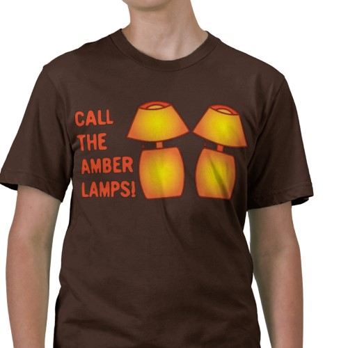 Call the Amber Lamps! Shirts at Zazzle