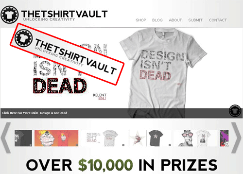 The T-Shirt Vault ha closed shop