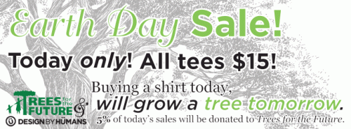 Design by Humans Earth Day Sale