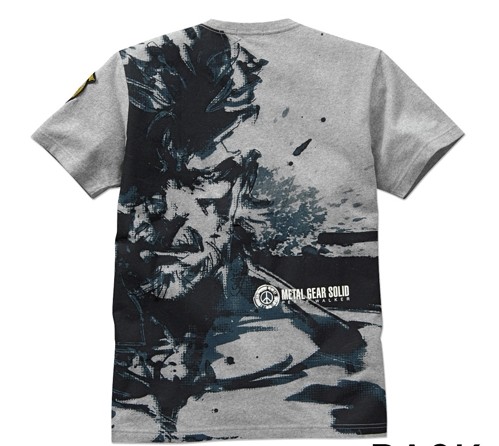 Back of Metal Gear Solid Walker tee