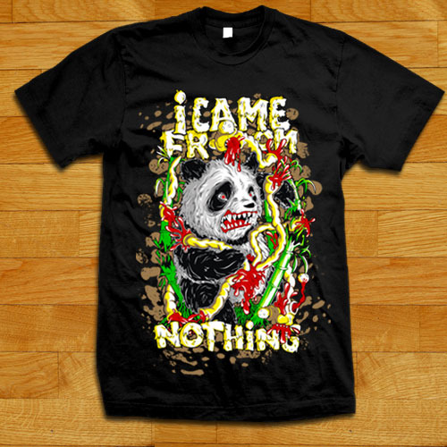 Panda T-Shirt from I came from nothing