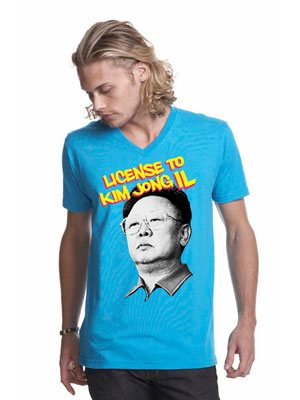 License to Kim Jong Il - Guys T-shirt