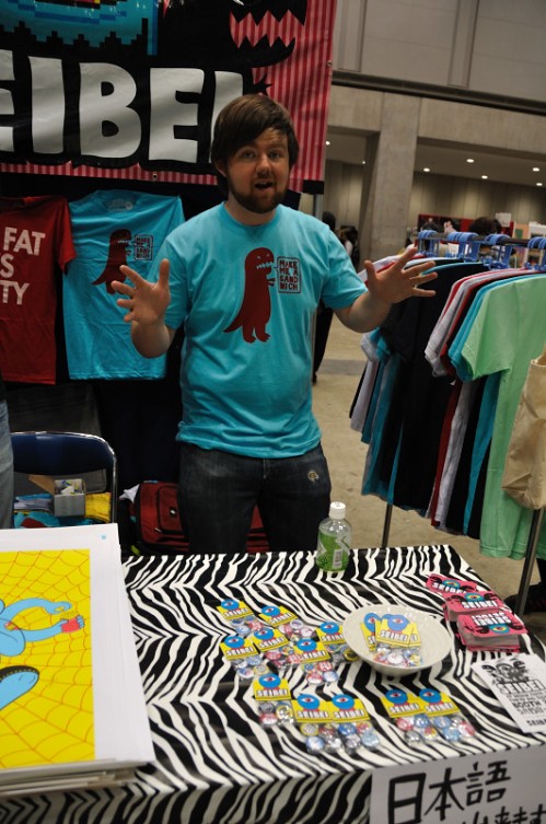 David Murray of SEIBEI wearing Zombie Dinosaur