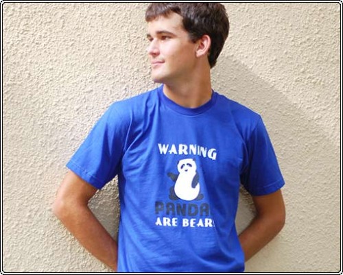 Warning, Pandas Are Bears T-Shirt